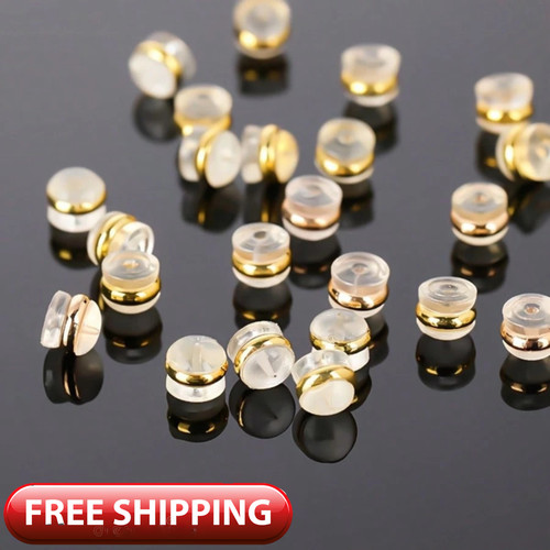 50pc soft silicone earring - 50pc,