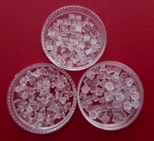3mm earring backs 4mm - , bullet