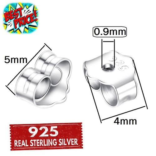 Sterling silver butterfly - silver,