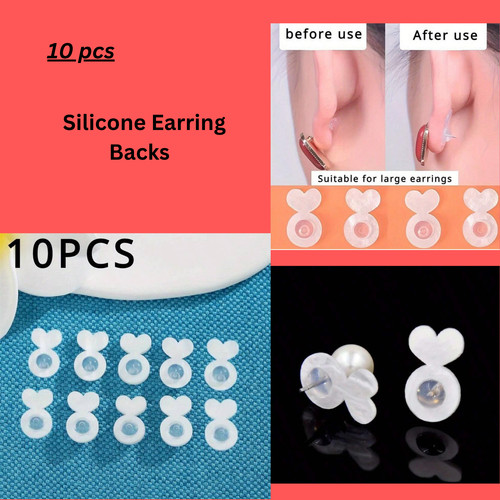 Silicone earring backs for - silicone,