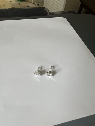 Clear round cubic zirconia - clear,
