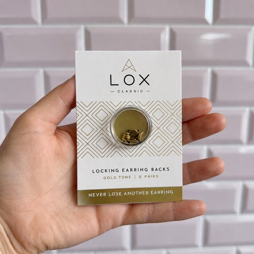 Lox locking earring - x,