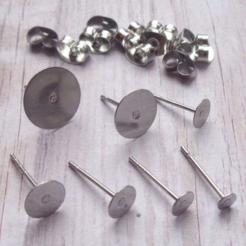 50x stud flat earring - stud,