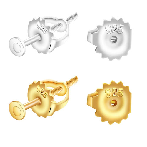 Earring backs screw - earring,