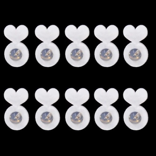 10pcs silicone earring - silicone, backs