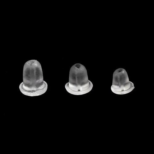 Silicone rubber earring - earring, backs