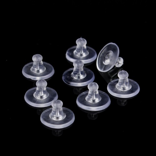 Earring backs soft plastic - ,