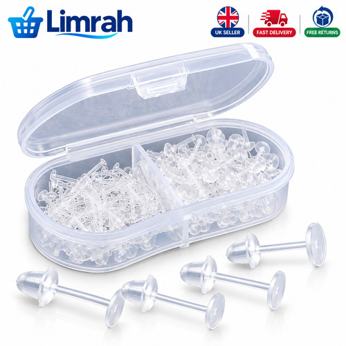100pcs clear plastic studs - 100pcs,