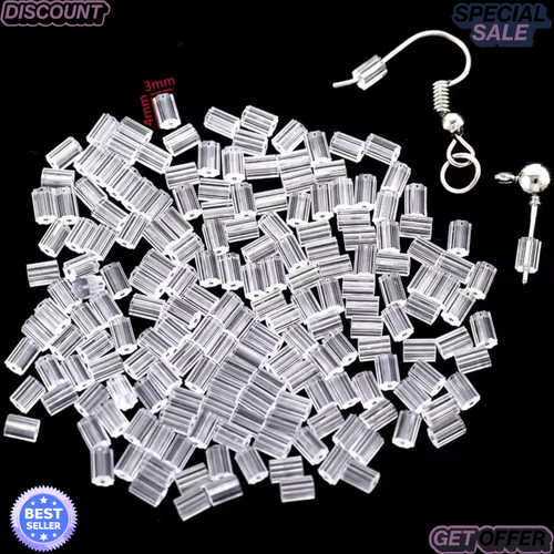 100 soft clear rubber tube - 100,