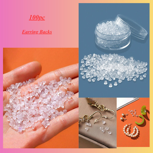 Silicone earring backs soft - earring,